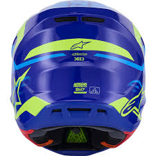 
                  
                    Alpinestars SM7 Helmet - Deed - Gloss Blue/Yellow Fluo
                  
                