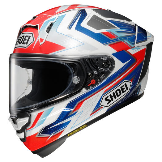 Shoei X-Fifteen Escalate TC-10 Red/ White/ Blue Helmet