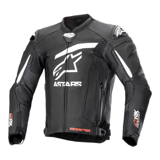 ALPINESTARS GP Plus R v4 Rideknit Leather Jacket-Black/White