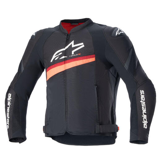 ALPINESTARS T-GP Plus R v4 Airflow Jacket-Black/Red Fluo