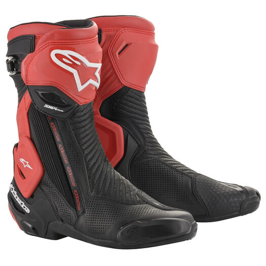 ALPINESTARS SMX-Plus v2 Vented Boots - Black/Red