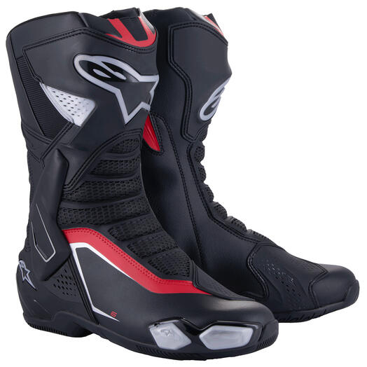 ALPINESTARS SMX-6 V3 Boots - Black/Silver/Red