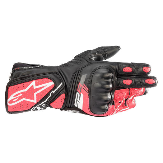 ALPINESTARS Stella SP-8 v3 Womens Gloves - Black/White/Diva Pink