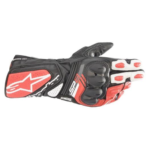 ALPINESTARS SP-8 v3 Gloves - Black/White/Bright Red