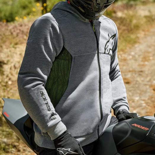 
                  
                    ALPINESTARS Chrome Air Sport Hoodie- Gray Heather/Black
                  
                