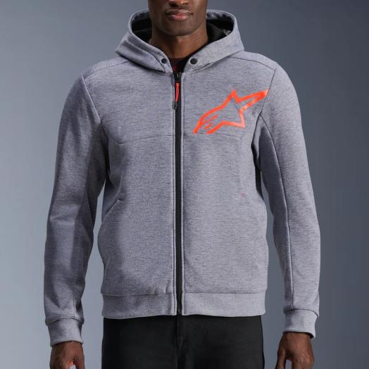 
                  
                    ALPINESTARS Chrome V2 Sport Hoodie-Gray Heather/Fluo Red
                  
                