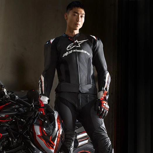 
                  
                    ALPINESTARS Missile V3 Ignition Leather Jacket- Black/White
                  
                