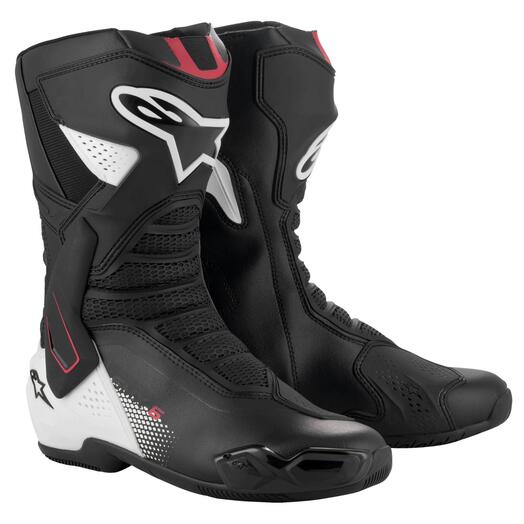 ALPINESTARS SMX-6 V3 Boots - Black/White/Red Graphic