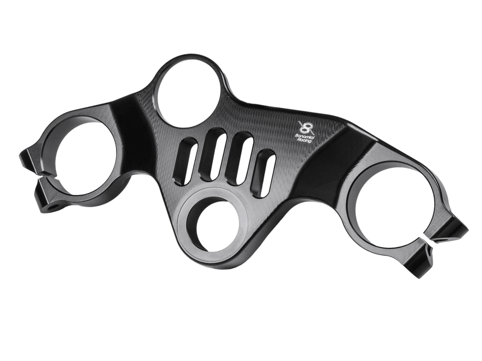 Bonamici Triple Tree Clamp Aprilia RSV4 (Black) (Street) (09-14 / 2019+)