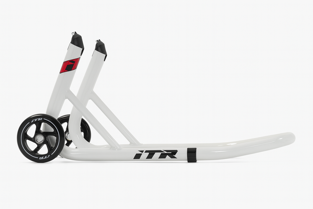 ITR Front Stand in Iron- White
